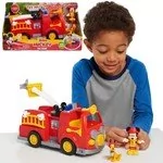 Samochody i pojazdy dla dzieci - Just Play Myszka Mickey duży wóz strażacki ze światłem i dźwiękiem - grafika 1