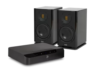 Bluesound POWERNODE EDGE (czarny) + Solano BS283 (czarny) - Zestawy stereo - miniaturka - grafika 1