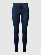 Spodnie damskie - Jeansy o kroju Skinny Fit z dodatkiem streczu - miniaturka - grafika 1