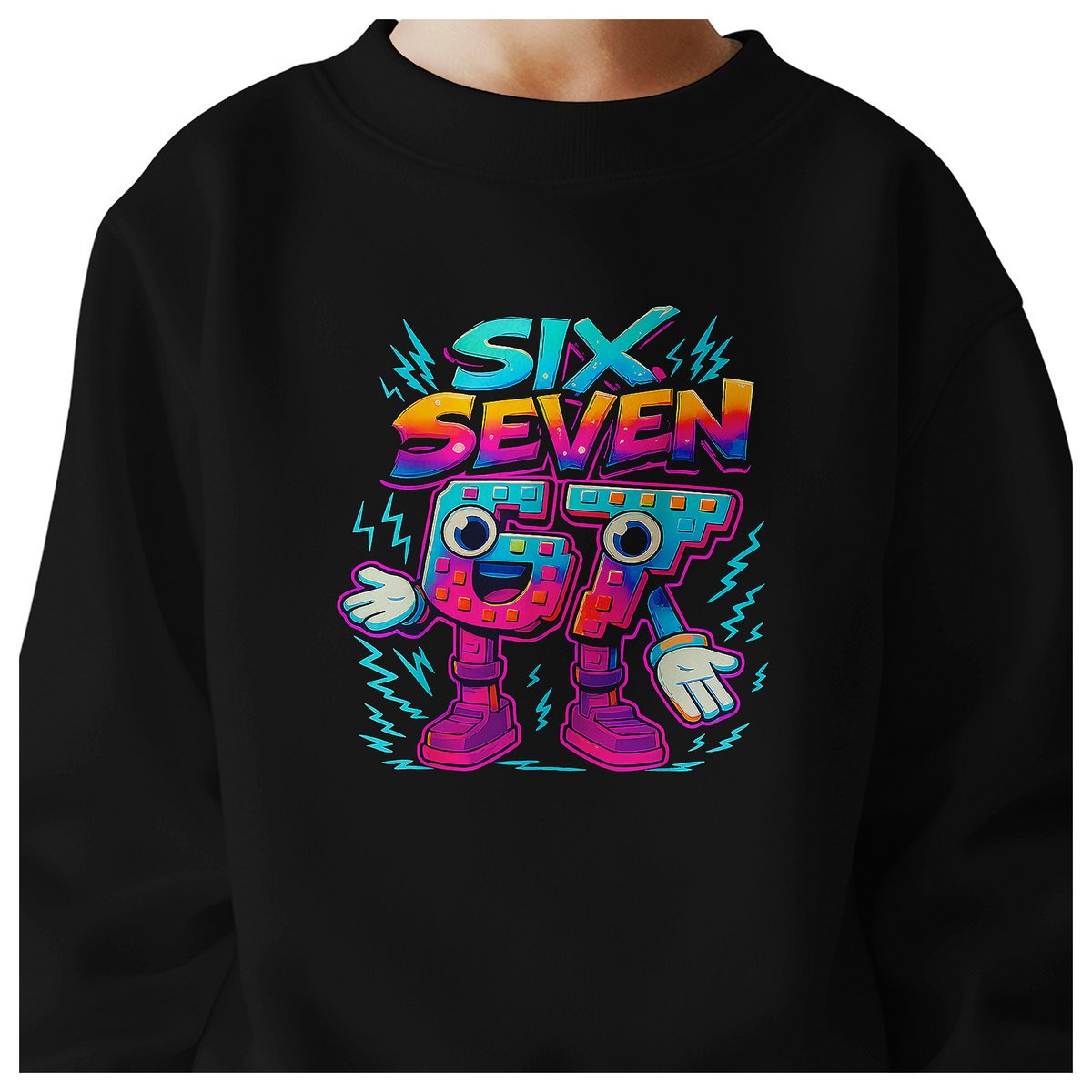 BLUZA DZIECIĘCA 67 SIX SEVEN VIRAL DLA CHŁOPCA DZIEWCZYNKI 104