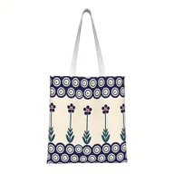 Torebki damskie - TEMU Polish Blue Ceramiczna Torba na Buty, Torebka na Zakupy, Torba Outdoor - miniaturka - grafika 1