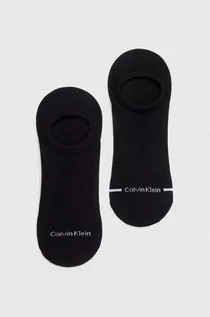 Skarpetki męskie - Calvin Klein skarpetki 2-pack męskie kolor czarny - grafika 1