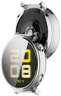 Akcesoria do smartwatchy - Bizon Etui z osłoną ekranu Case Watch Felipe do Huawei Watch GT 5 Pro 42 mm, srebrne - miniaturka - grafika 1
