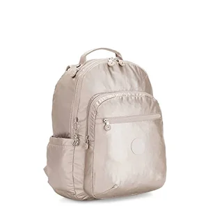 Kipling Basic Plus Seoul Plecak 44 cm przegroda na laptopa metallic glow KI4034-48I - Torby na laptopy - miniaturka - grafika 2