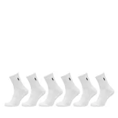 Skarpetki dla dzieci - Zestaw 6 par wysokich skarpet dziecięcych Polo Ralph Lauren 444974056001 Biały - miniaturka - grafika 1