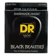 Struny gitarowe  - DR BKE-9/46 Black Beauties struny do gitary elektrycznej 9-46 - miniaturka - grafika 1
