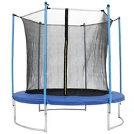 Trampoliny - Trampolina ogrodowa 244 cm z siatką ochronną PE PATIO - miniaturka - grafika 1