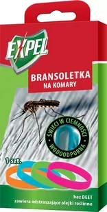 Bros Bransoletka na komary. Opaska przeciw komarom Expel. - Zwalczanie i odstraszanie szkodników - miniaturka - grafika 1