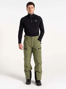 Dare 2b Spodnie narciarskie "Baseplate II" w kolorze khaki - Spodnie narciarskie - miniaturka - grafika 1