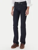 Spodnie damskie - Tommy Hilfiger Jeansy WW0WW46807 Granatowy Bootcut Fit - miniaturka - grafika 1
