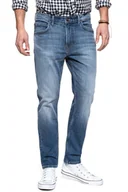 Spodnie męskie - Męskie Spodnie Jeansowe Lee Rider Cropped Mid Bold Kansas L75Gplmk-W31 L34 - miniaturka - grafika 1