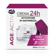 Kremy do twarzy - Matt Dywizja Kosmetyczna - AGEACTIV krem 24h Aktywator Młodzieży na bazie surowicy żmii, krem do twarzy do rozciągania twarzy i nawilżonej skóry - rozmiar 50 ml - miniaturka - grafika 1