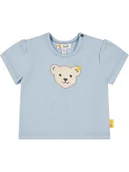 Kaftaniki dla niemowląt - Steiff Koszulka w kolorze błękitnym - miniaturka - grafika 1