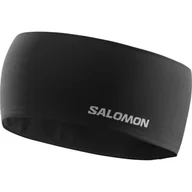 Czapki i chusty sportowe damskie - Opaska SALOMON SENSE AERO HEADBAND U LC2223100 – Czarny - miniaturka - grafika 1