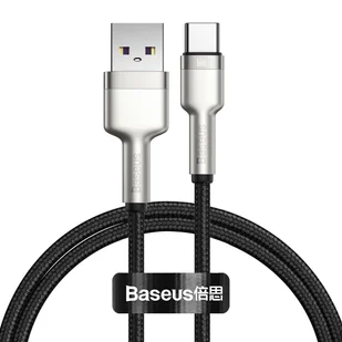 Baseus Cafule USB do USB-C, 66W, 1m czarny - Kable USB - miniaturka - grafika 1