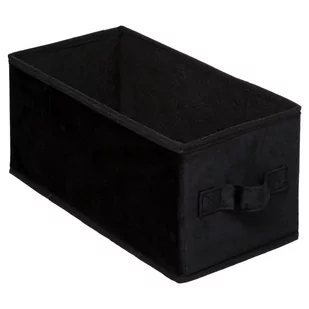 Pojemnik tekstylny 15x31 cm Black welur - Pudełka i szkatułki - miniaturka - grafika 1