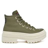 Trampki damskie - Trampki Converse Chuck Taylor All Star Lugged Heel Platform Waterproof A11163C 306 Zielony - miniaturka - grafika 1
