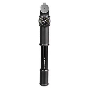 Topeak Roadie DA_G Mini pompka rowerowa 8 bar Dual Action manometr uchwyt ramy aluminiowy, 15700105 (TRDA-1G) - Akcesoria rowerowe - miniaturka - grafika 1