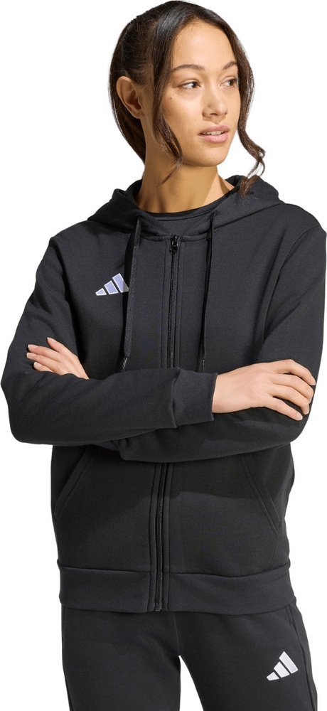 Adidas Bluza damska adidas Entrada 26 Full Zip Hoodie czarna KF5939 M