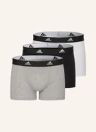Majtki damskie - Adidas Bokserki Active Flex Cotton, 3 Szt. schwarz - miniaturka - grafika 1
