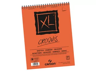 Canson SZKICOWNIK XL A5 90G 60ARK KOŚĆ SŁONIOWA (NA SPIRALI) 200787220 - Podobrazia, bloki, papiery - miniaturka - grafika 1
