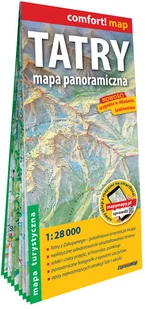 Comfort!map Tatry. Mapa panoramiczna 1:28 000 - Atlasy i mapy Comfort!map Tatry. Mapa panoramiczna 1:28 000 - Atlasy i mapy - miniaturka - grafika 1