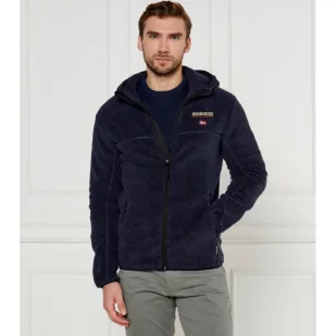 Napapijri Polarowa kurtka T-Tynik Regular Fit - Kurtki męskie - miniaturka - grafika 1