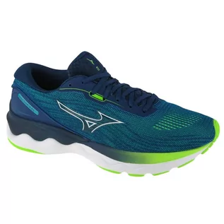 Buty sportowe męskie - Buty Mizuno Wave Skyrise 3 M J1GC220901 niebieskie - grafika 1