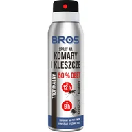 Zwalczanie i odstraszanie szkodników - BROS Spray na komary i kleszcze 50% DEET 90 ml - miniaturka - grafika 1