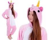 Piżamy chłopięce - Jednorożec Piżama Dzieci Kigurumi Onesie 146 152 - miniaturka - grafika 1