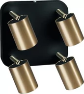 Lampy ścienne - Nowodvorski Reflektorek poczwórny EYE SPOT BRASS IV 8820 mosiądz czarny 8820 - miniaturka - grafika 1