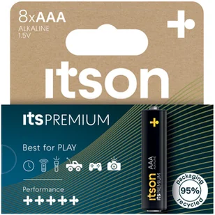 itson itsPREMIUM battery Alkaline LR03IPR/8HH - Baterie i akcesoria - miniaturka - grafika 1