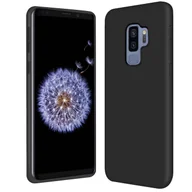 Etui i futerały do telefonów - Etui na telefon Samsung Galaxy S9+ silikonowo-żelowe etui ochronne na telefon komórkowy, czarne - miniaturka - grafika 1
