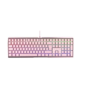 CHERRY MX 3.0S RGB Gaming USB QWERTZ Niemiecki Różowy G80-3874LUADE-9 - Klawiatury - miniaturka - grafika 1