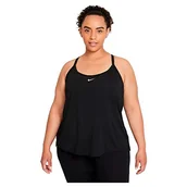 Kamizelki damskie - Nike Damska kamizelka W Nk One Df Elstka Std Tank Vest, czarny/biały, XXL - miniaturka - grafika 1