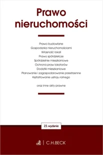 Prawo nieruchomości oraz inne akty prawne wyd. 23 - Opracowanie zbiorowe - Prawo - miniaturka - grafika 1