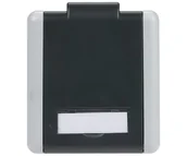 Wtyczki i adaptery - OBUDOWA HERMETYCZNA DO ZŁĄCZ KEYSTONE FX2-IP44 IP44 DELTA NETWORK - miniaturka - grafika 1