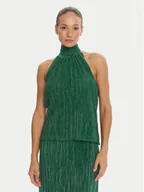 Bluzki damskie - Bruuns Bazaar Bluzka Brella Duro BBW4531 Zielony Slim Fit - miniaturka - grafika 1