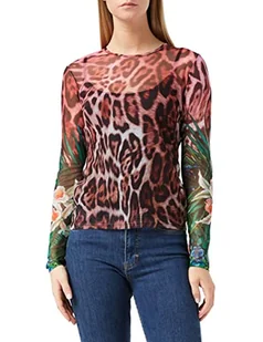 Desigual Damska koszulka Ts_jungla, Wielokolorowa (Tutti Fruti 9019), M - Koszulki i topy damskie - miniaturka - grafika 1
