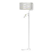 Lampy stojące - Milagro Lampa podłogowa SENSO White/Gold 1xE27 + 1x mini GU10 MLP7311 - miniaturka - grafika 1