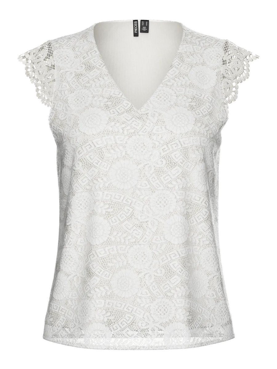 t-shirt donna pieces 17154614 olline cloud dancer