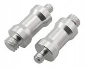 Konwertery fotograficzne - Adapter Redukcja Gwint 1/4 Męski Na 3/8 Męski - miniaturka - grafika 1