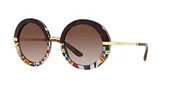 Okulary przeciwsłoneczne - Dolce&Gabbana 0DG4393 52 327813 okulary przeciwsłoneczne, unisex-dorośli, wielokolorowe, jeden rozmiar - miniaturka - grafika 1