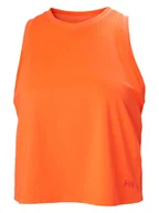 Koszulki i topy damskie - Helly Hansen Top funkcyjny "Tank" w kolorze pomarańczowym - miniaturka - grafika 1