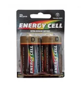Baterie i akcesoria - Bateria alkaliczna ENERGY CELL D/ LR-20 TBABLR20 2 sztuki - miniaturka - grafika 1