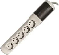 Listwy zasilające - Listwa zasilająca Acar 5 gniazd 5 m szara XPROST-5M - miniaturka - grafika 1