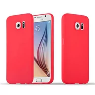 Etui i futerały do telefonów - Pokrowiec Do Samsung Galaxy S6 Etui w CANDY CZERWONY TPU Silikon Obudowa Case Cover Ochronny Plecki Cadorabo - miniaturka - grafika 1