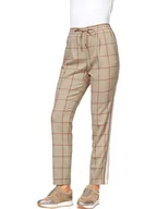 Spodnie damskie - Heine Spodnie w kolorze beżowym - miniaturka - grafika 1