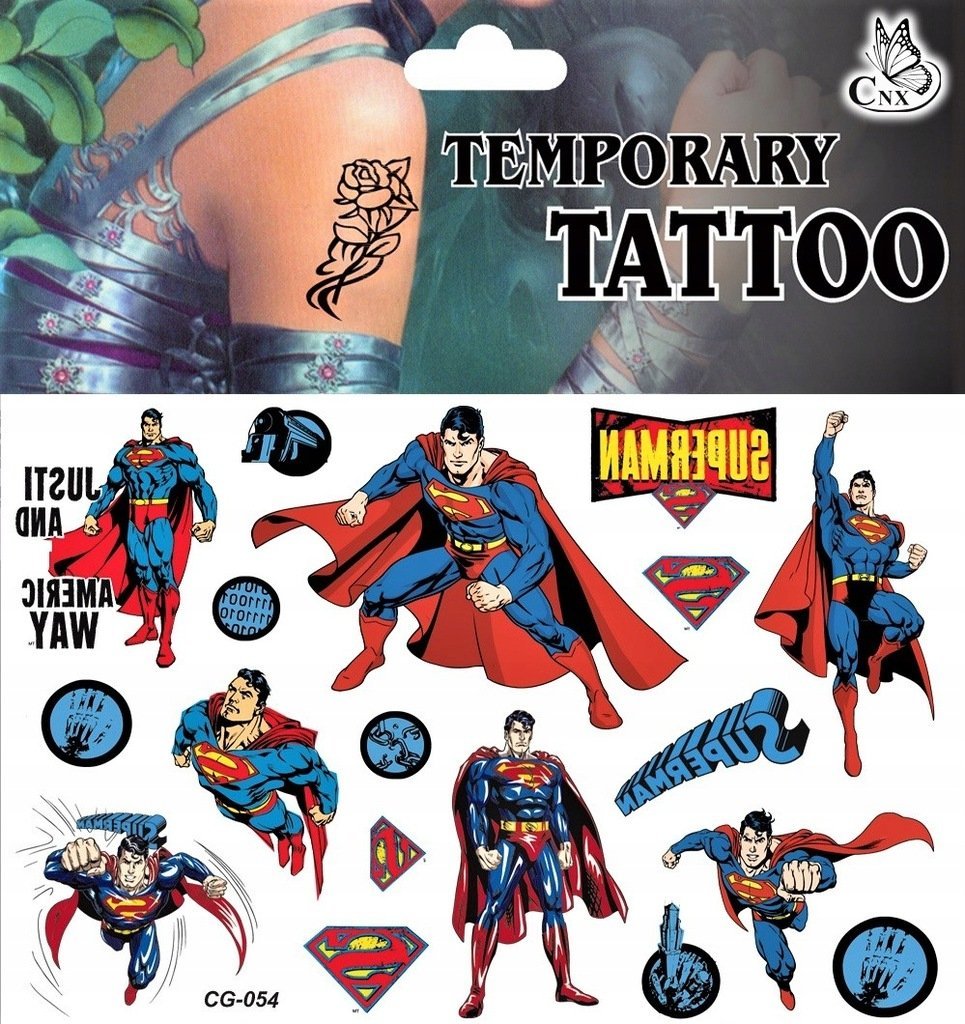 Tatuaże dla Dzieci Superman TD_5308_CG234