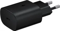 Ładowarki do telefonów - Samsung, Uniwersalna ładowarka sieciowa do smartfonów USB-C 25W, szybkie ładowanie 3A, czarna - miniaturka - grafika 1